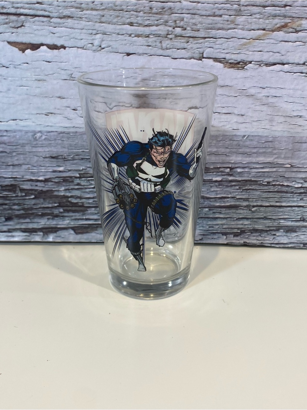 Marvel The Punisher Toon Tumbler Pint Glass Convention Exclusive